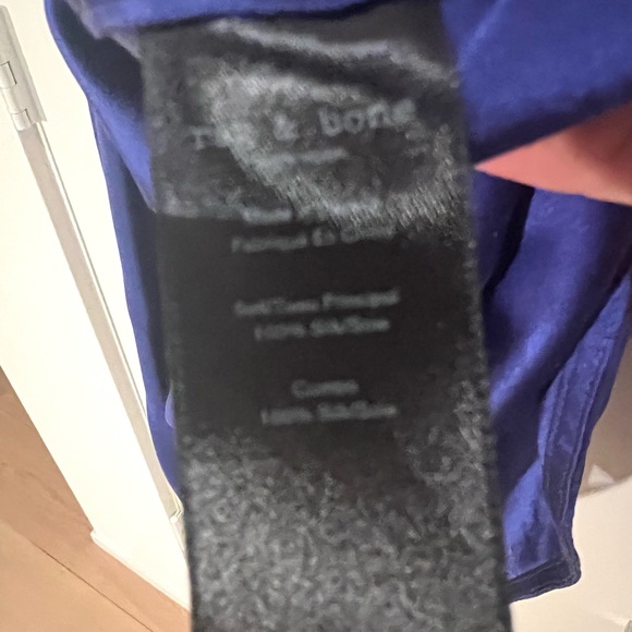 Rag & Bone Royal Blue Blouse - Picture 4 of 7